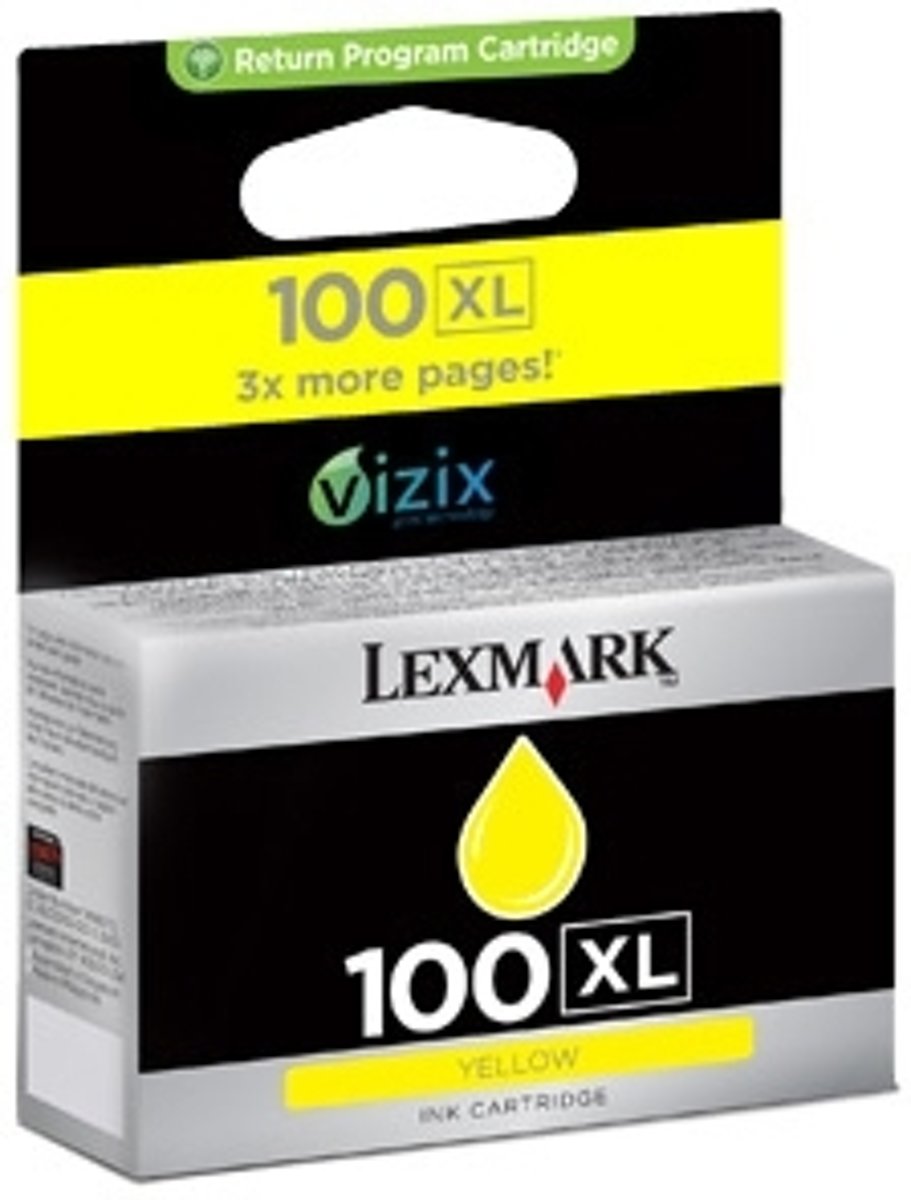 Lexmark 100XL - Inktcartridge / Geel