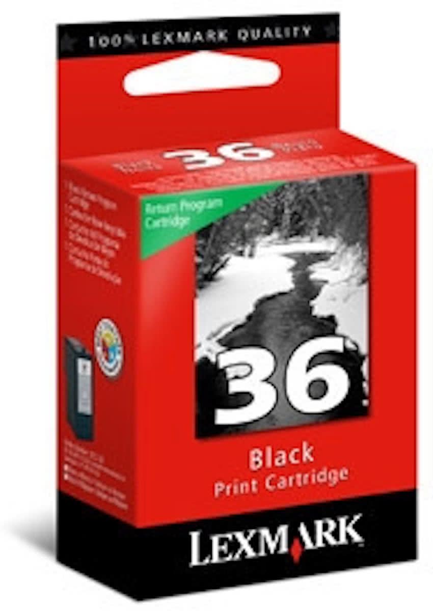 Lexmark 36 Inktcartridge - Zwart