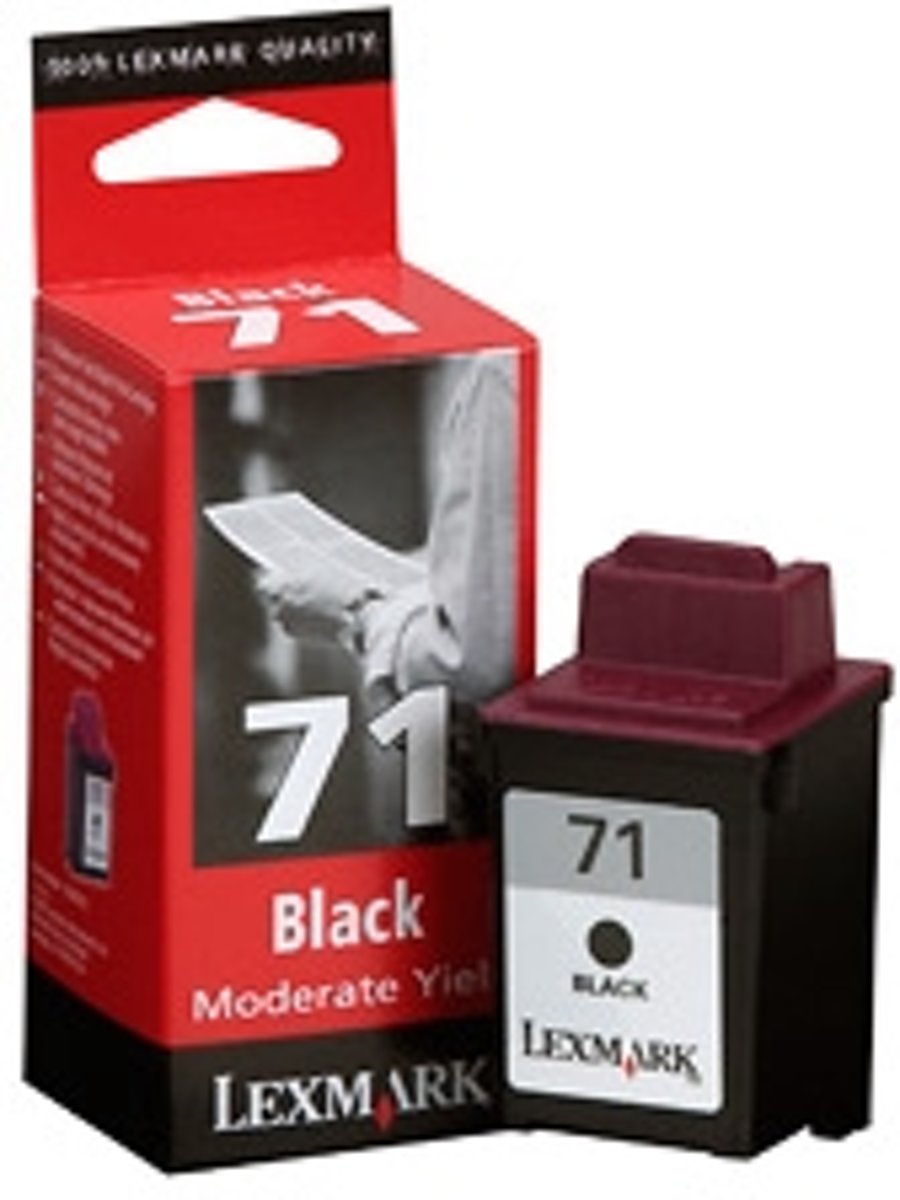 Lexmark 71 Inktcartridge - Zwart