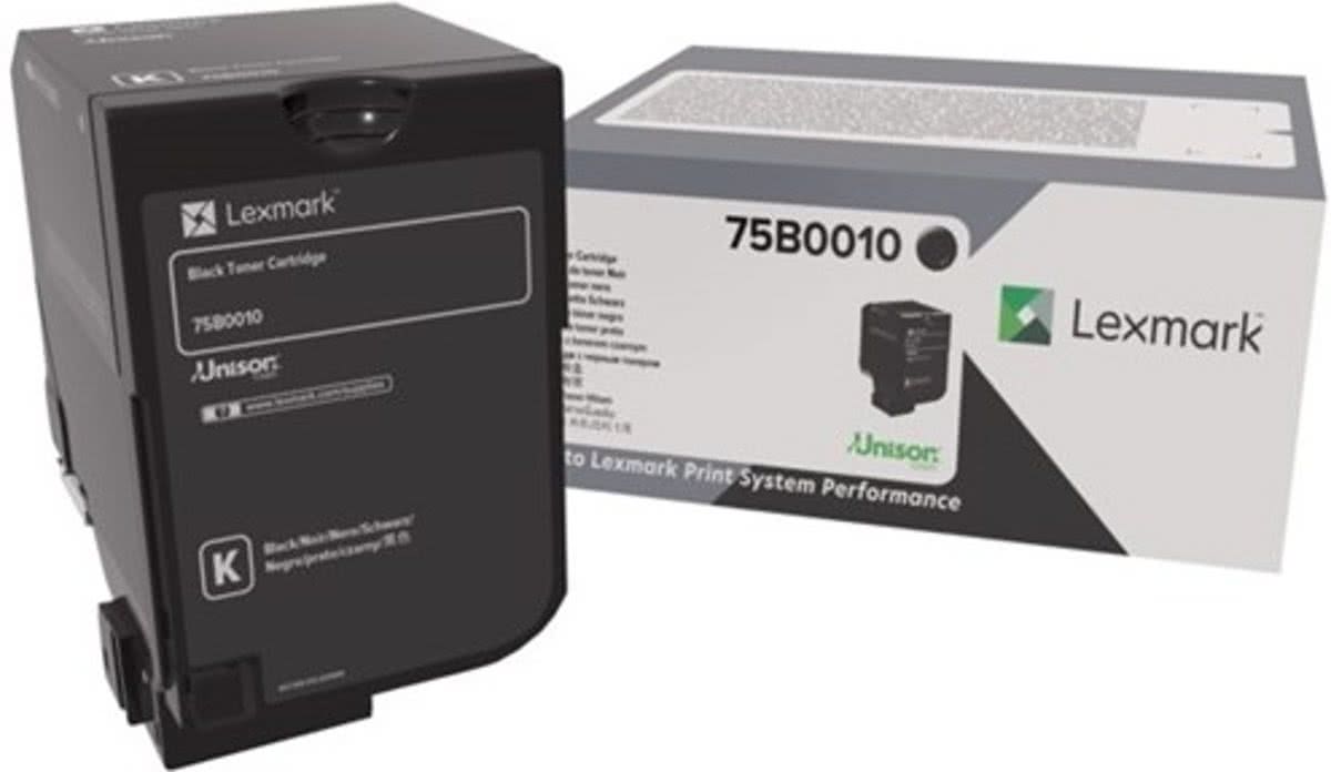 Lexmark 75B0010 Lasertoner 13000paginas Zwart toners & lasercartridge