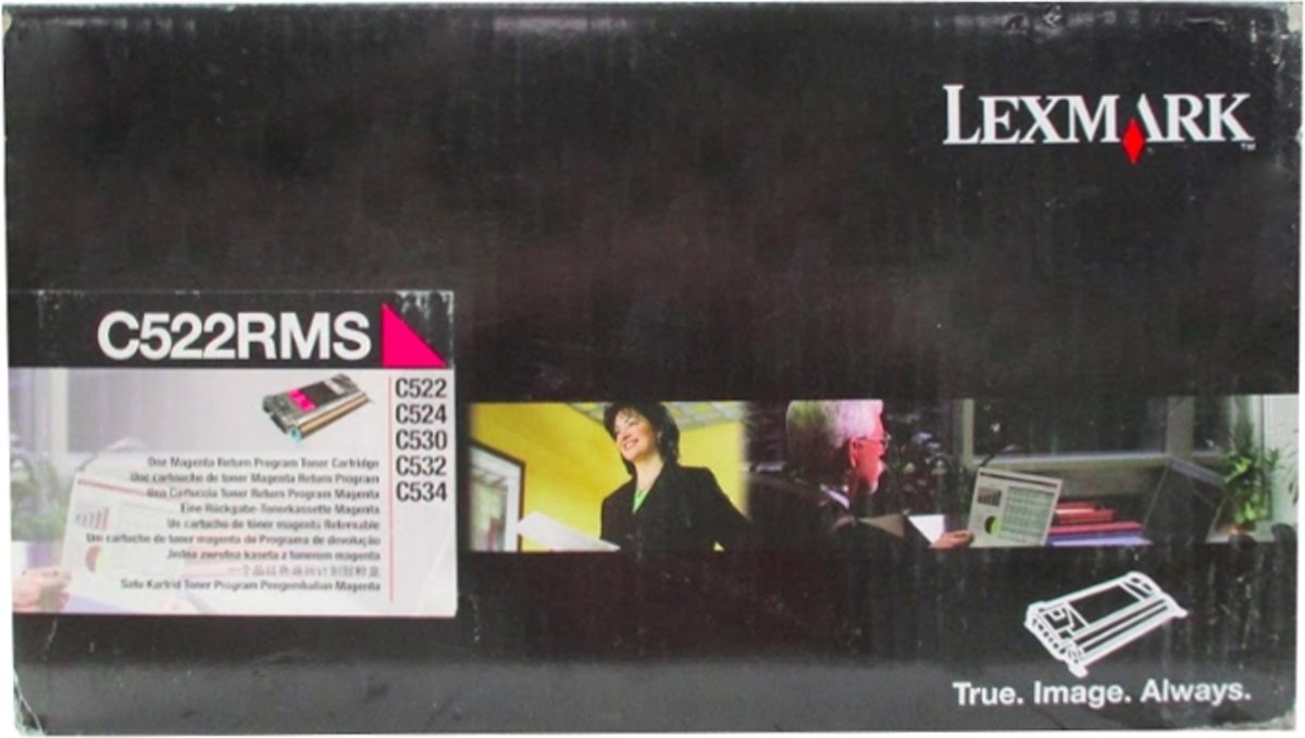 Lexmark C522, C524, C53x Magenta Return Program Toner Cartridge