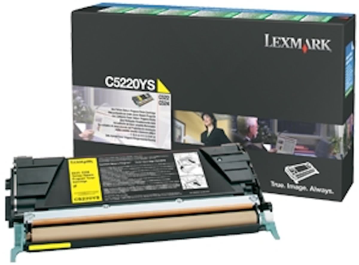 Lexmark C5220YS - Tonercartridge Geel