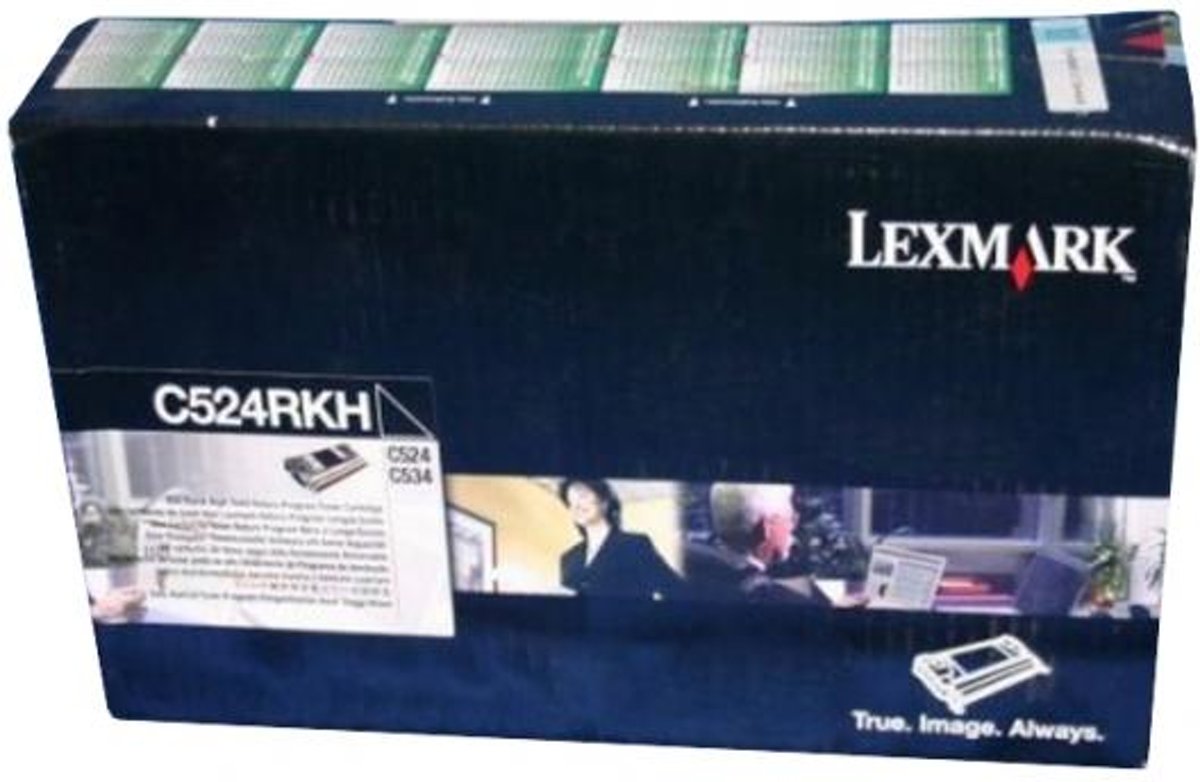 Lexmark C524, C534 Black High Yield Return Program Toner Cartridge