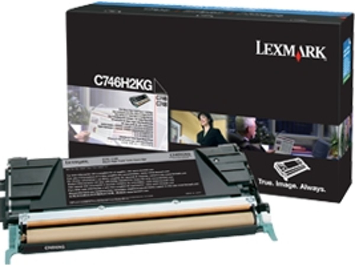 Lexmark C746H2KG Tonercartridge 12000paginas Zwart toners & lasercartridge