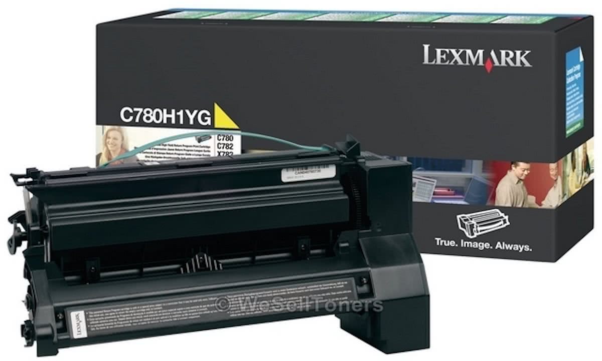 Lexmark Toner - C780 YLW RET PRG HY PRINT CART 10K PG