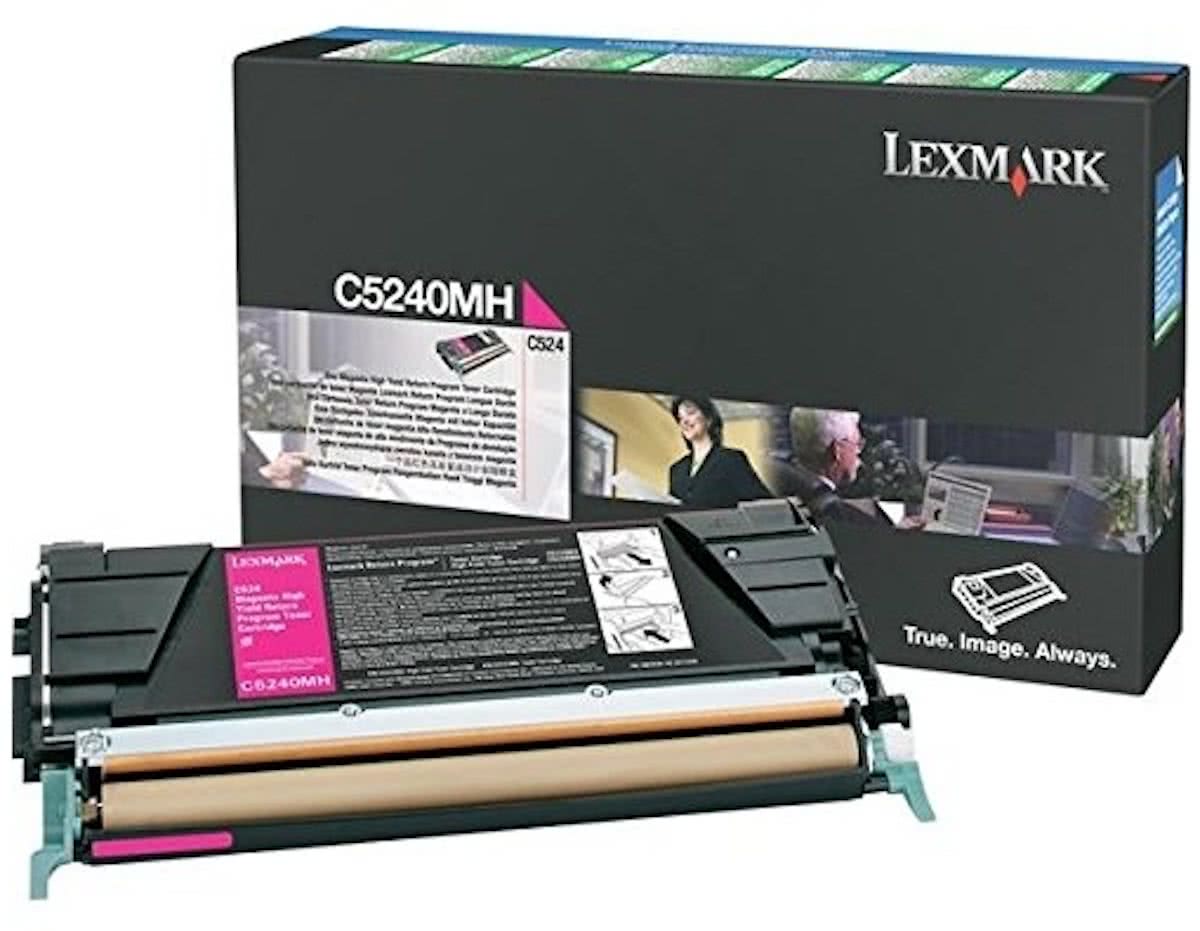 Lexmark Toner 00C5240MH HC rood