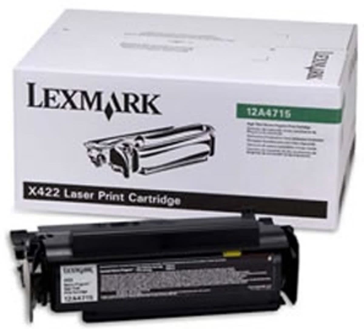 Lexmark Toner 12A4715 prebate HC zwart 12A4715