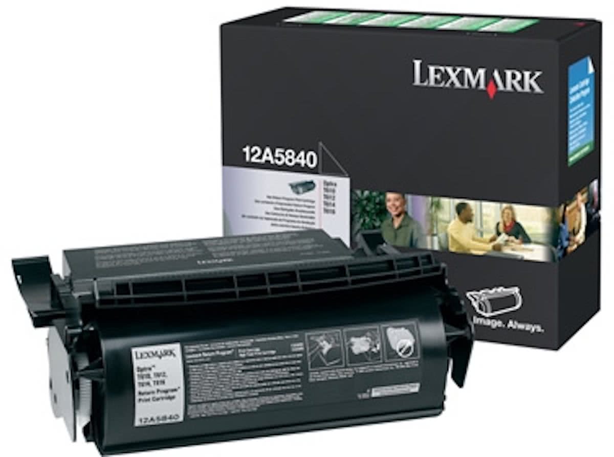 Lexmark Toner Optra zwart prebate