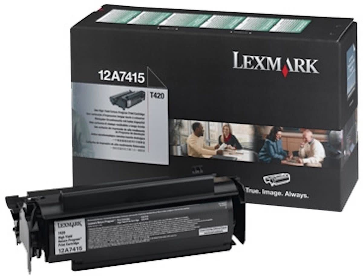 Lexmark Toner T420 HC zwart prebate 12A7415