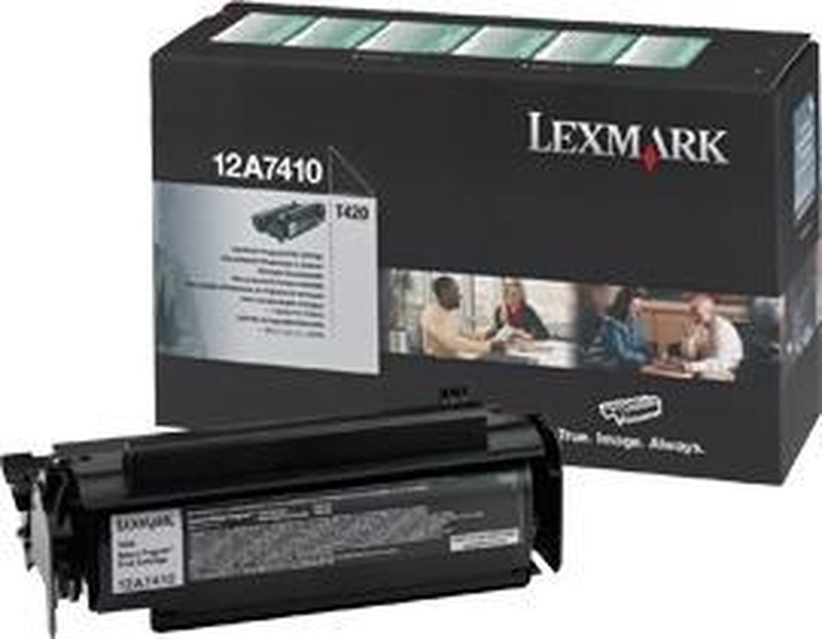 Lexmark Toner T420 zwart prebate 12A7410