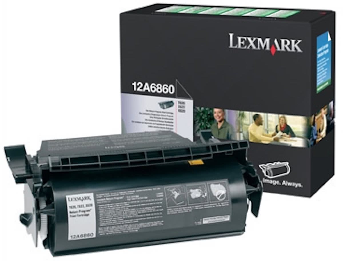 Lexmark Toner T62X-10K zwart prebate 0012A6860