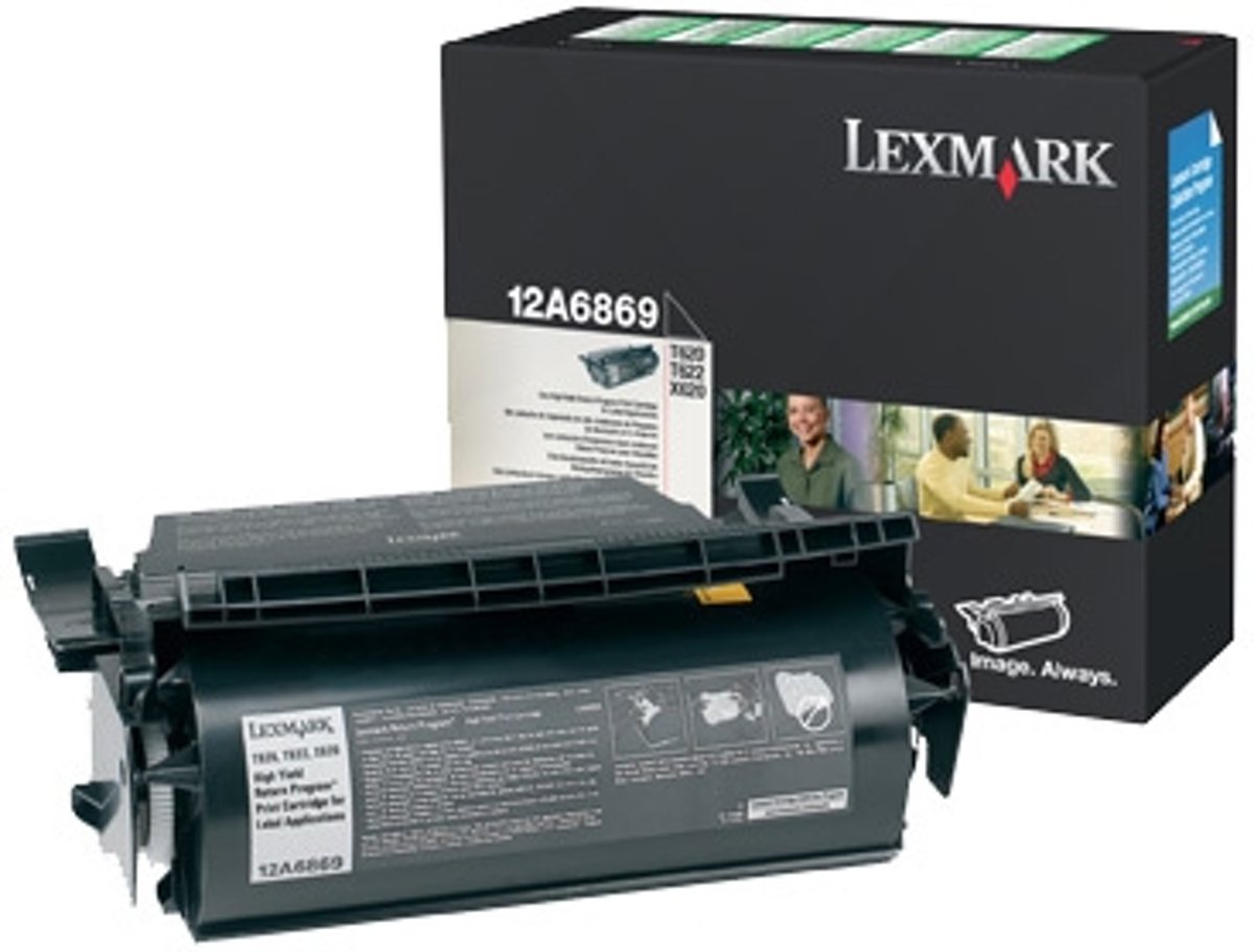 Lexmark Toner T62X-30K zwart prebate 0012A6869