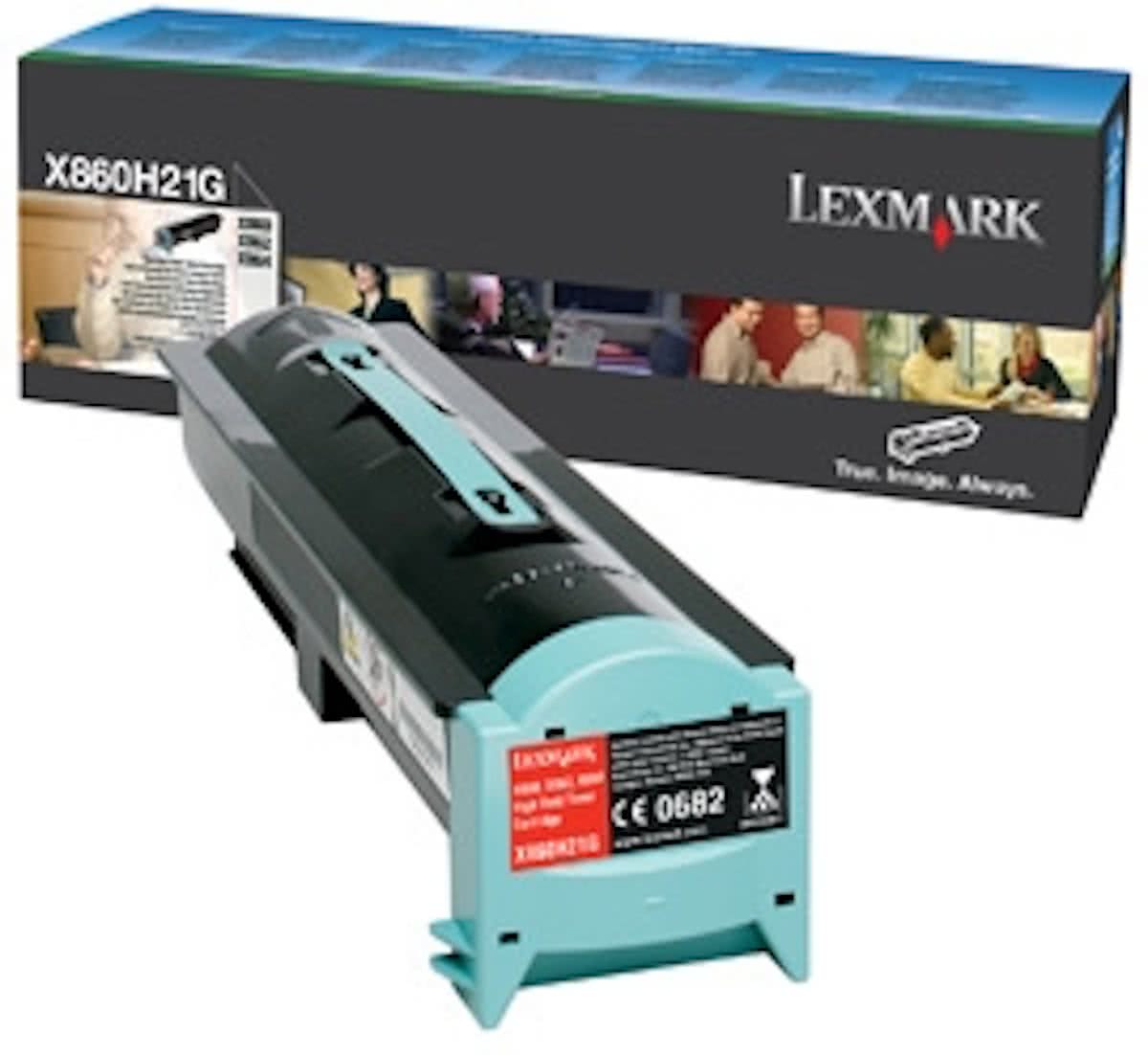 Lexmark Tonercartridge X860H21G zwart