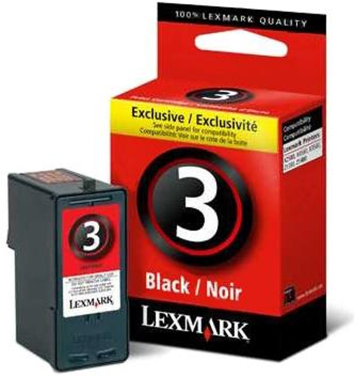 Lexmark Z1380 NO 3 ink cartridge black