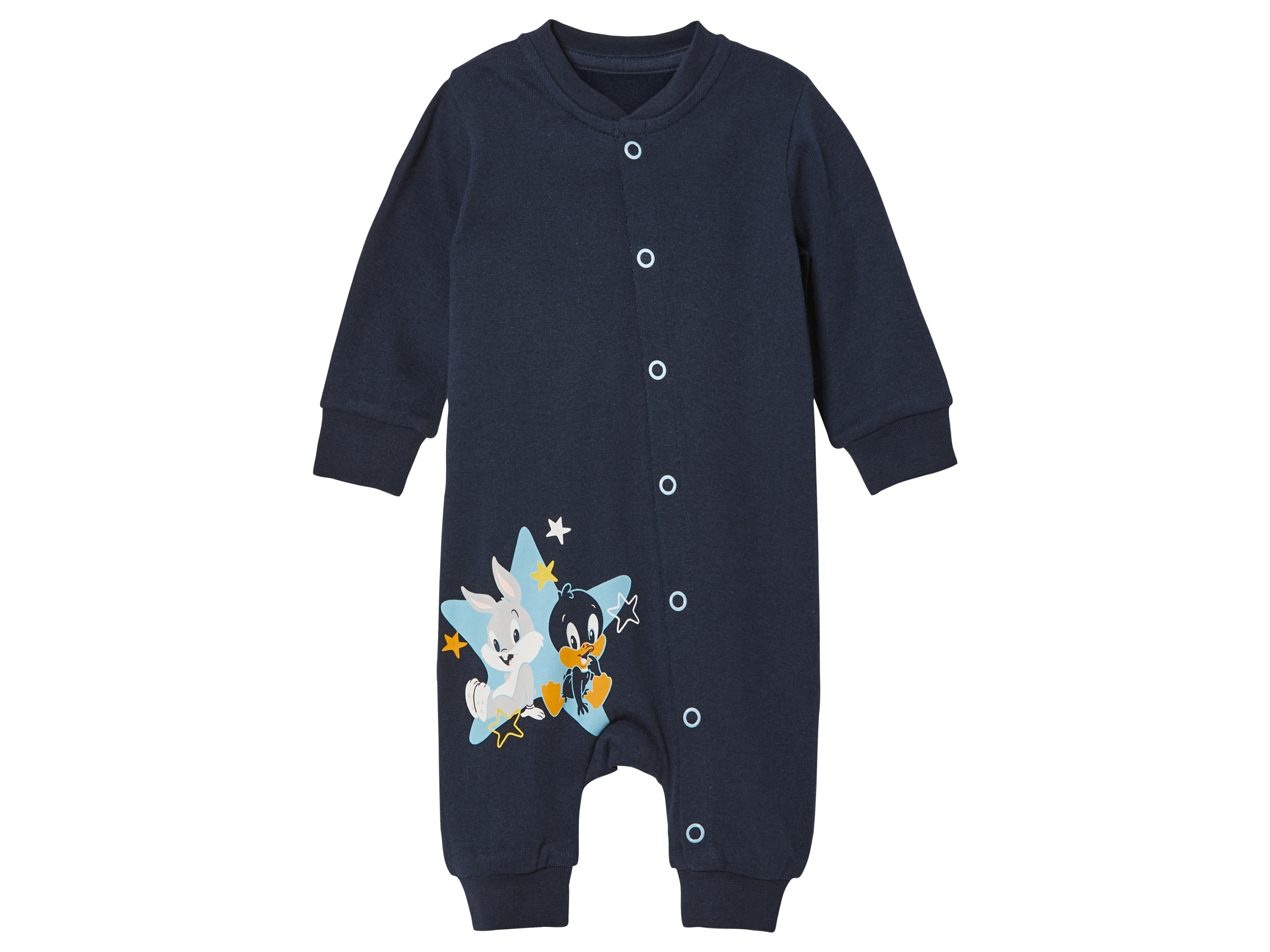 Baby slaapoverall (Marineblauw, 74/80)