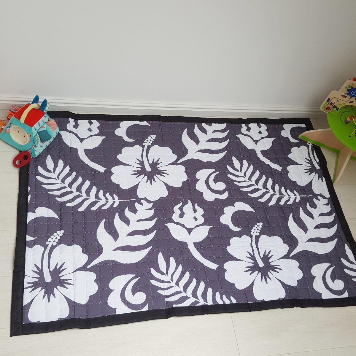 Speelkleed bloemen patroon 150 x 100 -   - Groot Speelkleed Baby - Speelmat Kinderen - Babymat XL - Kindervloerkleed - Kraamcadeau - Speelkleed Kinderen - Grote collectie speelkleden