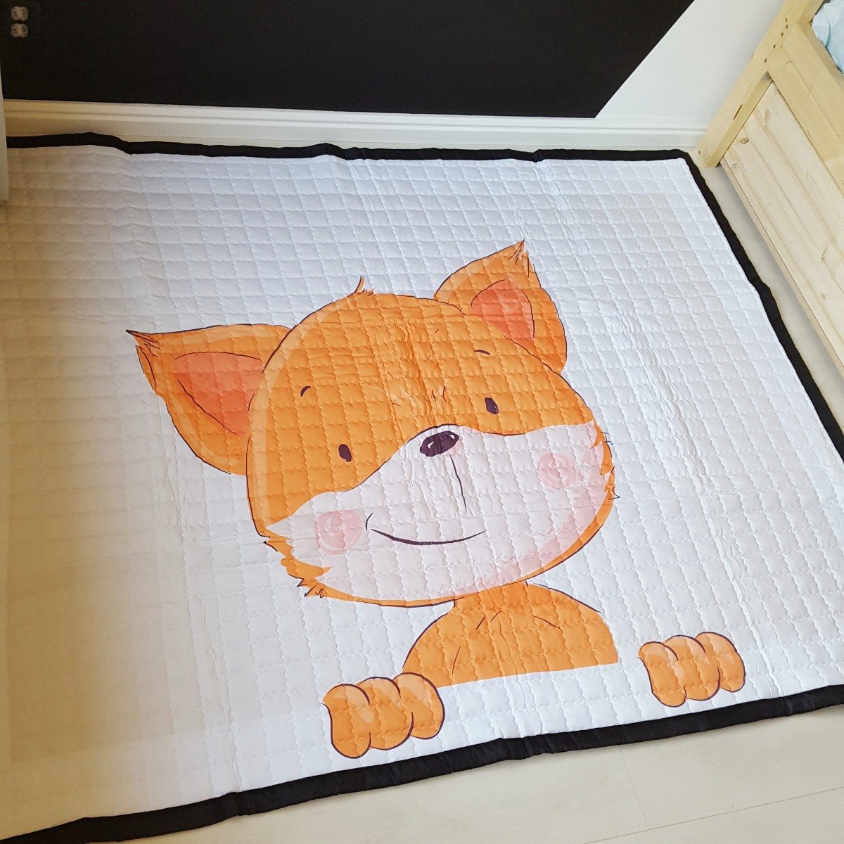 Speelkleed vos 195 x 145 - LiefBoefje - Groot Speelkleed Baby - Speelmat Kinderen - Babymat XL - Kindervloerkleed - Kraamcadeau - Speelkleed Kinderen - 75+ design speelkleden