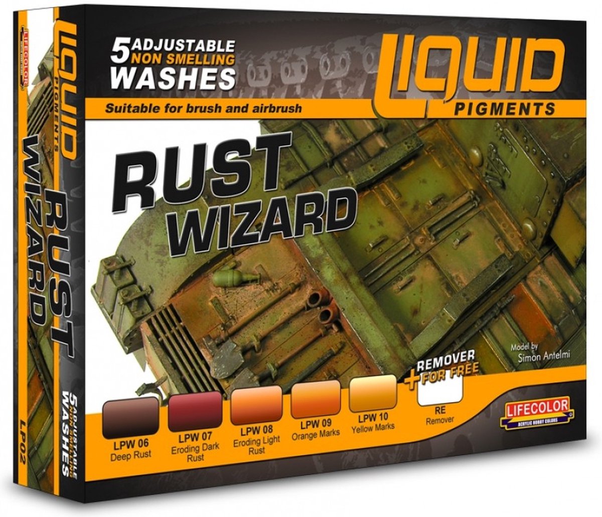 Lifecolor LP02 Rust Wizard + 6 pipetjes 2 ml