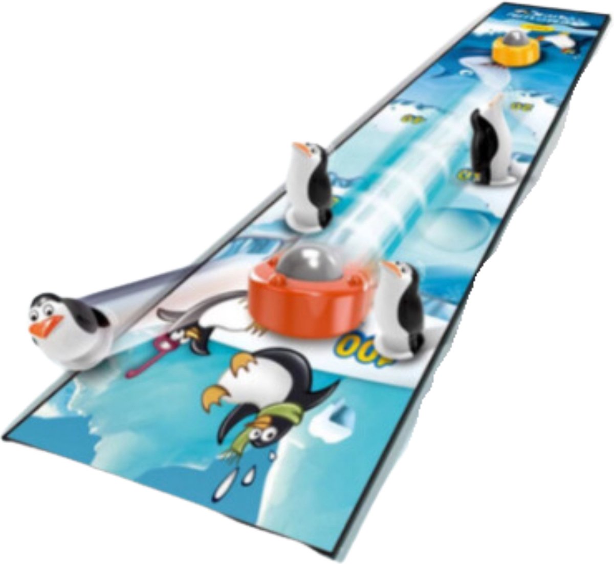 Lifetime Games Shuffle Bowling Tafelspel - Complete Set   - Pinguïn Thema - 90 x 20 x 3 cm