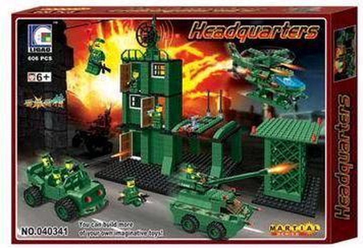 HEADQUARTERS BOUWSTENEN 606PCS