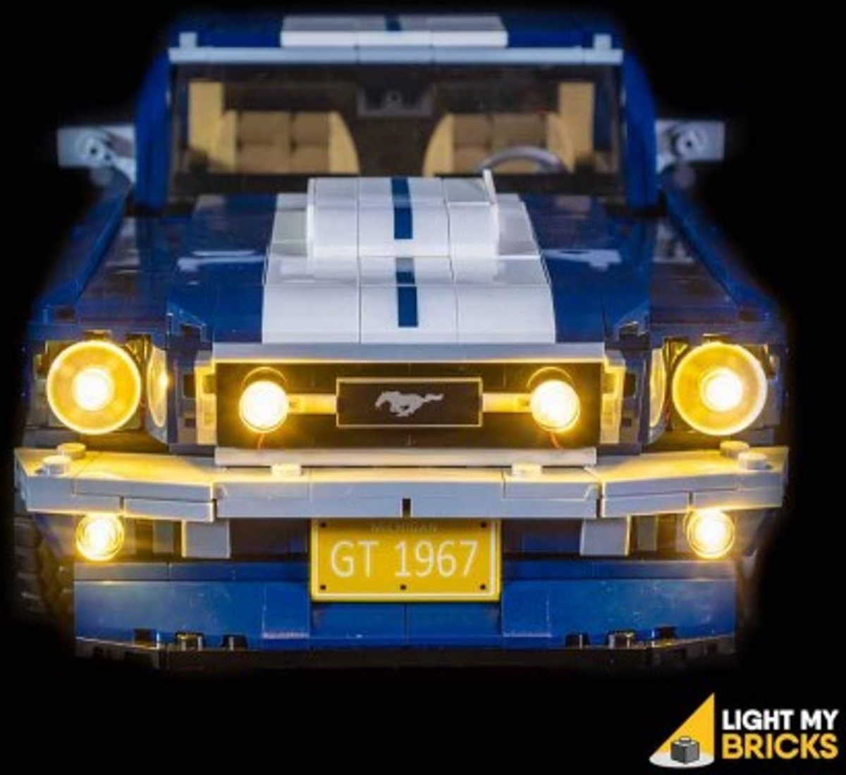 Light My Bricks LEGO Ford Mustang GT - 10265 Verlichtings Set