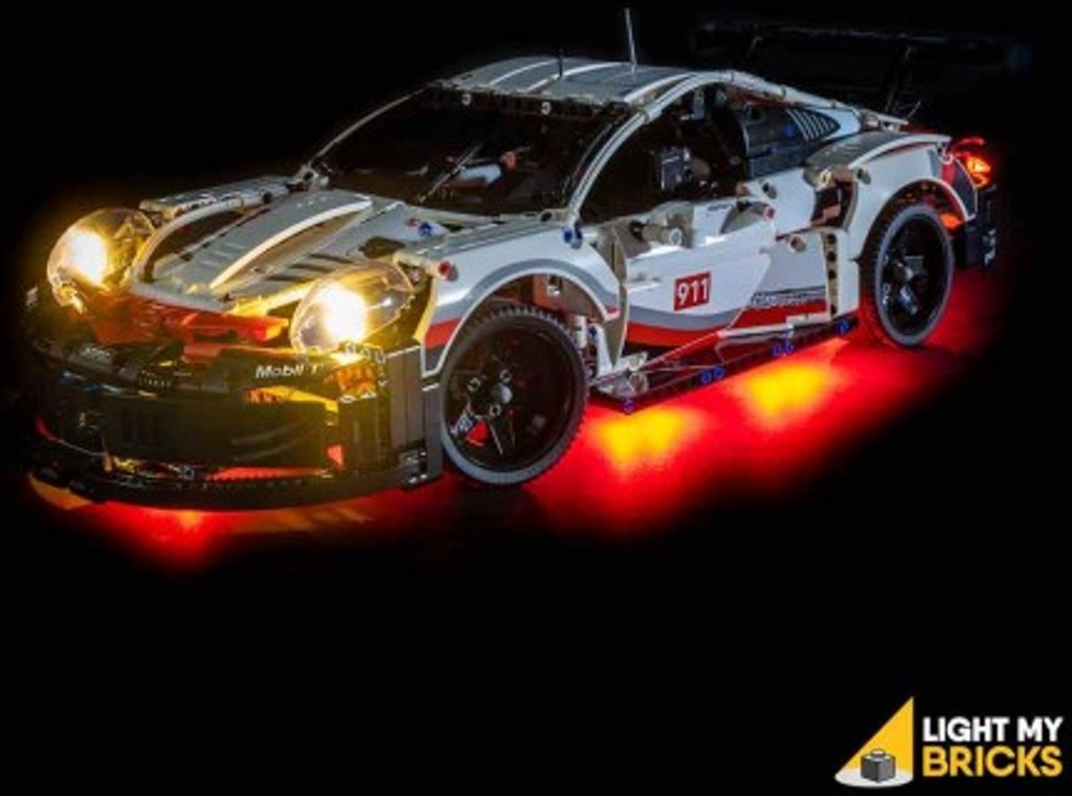 Light My Bricks LEGO Porsche 911 RSR 42096 Verlichtings Set