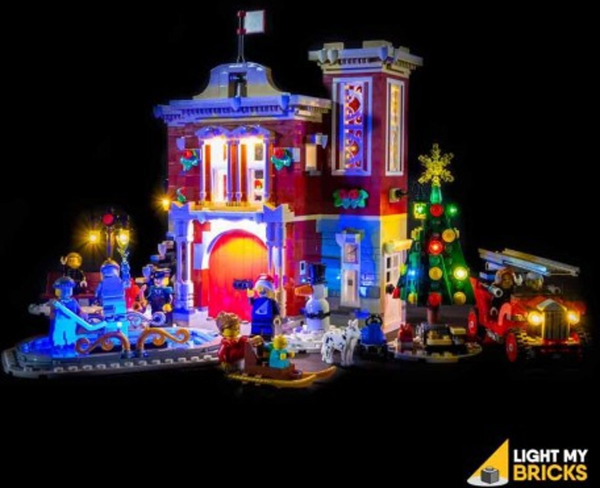 Light My Bricks LEGO Winter Village Fire Station 10263 Verlichtings Set