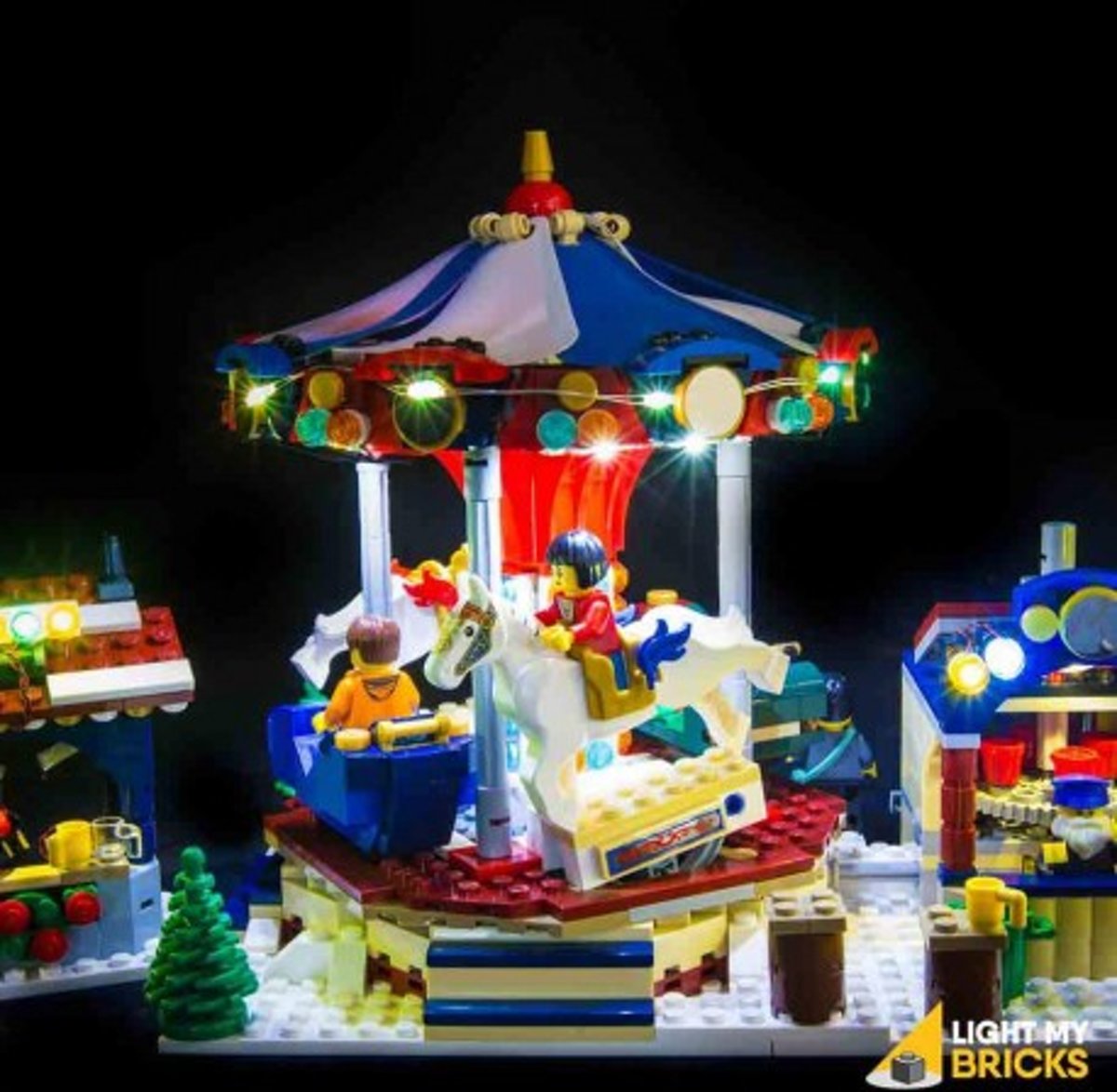 Light My Bricks LEGO Winter Village Market 10235 Verlichtings Set