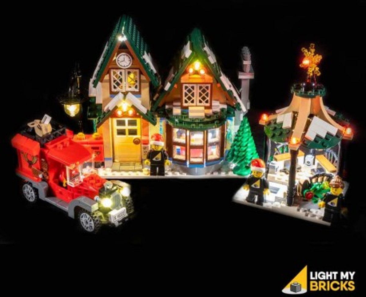 Light My Bricks LEGO Winter Village Post Office 10222 Verlichtings Set