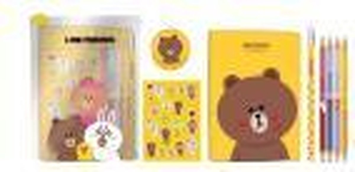 LINE FRIENDS - Set met accessoires