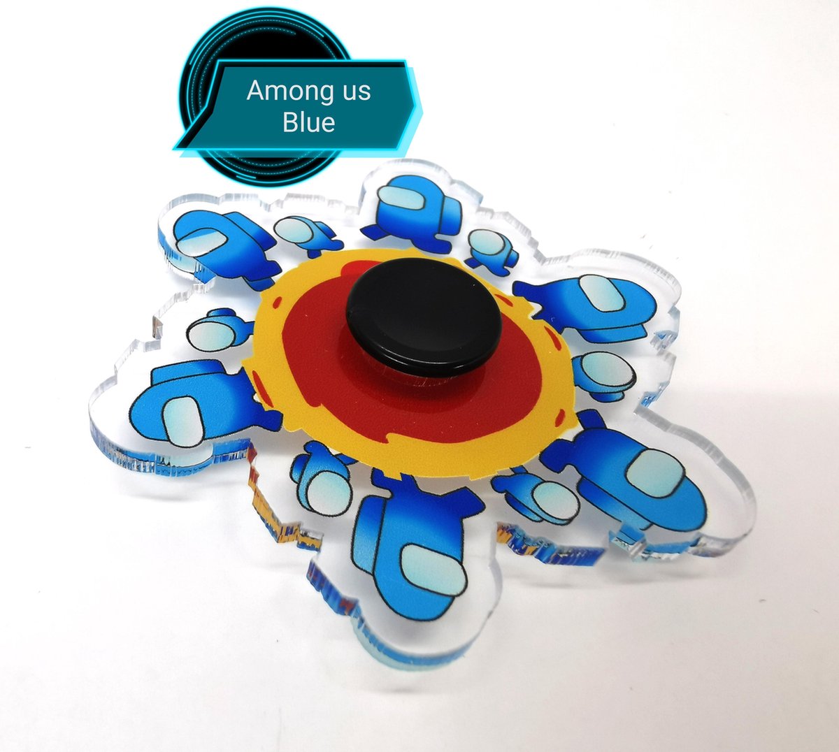 2021 New Trend Animatie   Spinner- Among us Blue-Hand Spinner-Anti stress- Voor Kinderen Volwassen