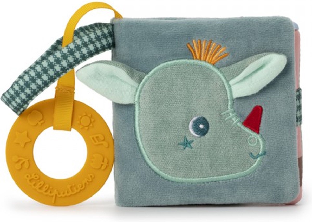   - Kijk- En Speelboek Joe Het Draakje - Stoffenboekje Met Bijring - De Paginas Knisperen En Achter De Flapjes Zitten Dieren Verstopt - Geschikt Vanaf 6 Maanden