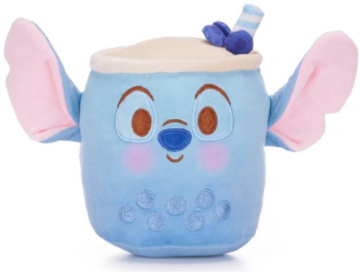 Stitch Bubble Tea - Disney   Pluche Knuffel 25 cm - Disney Plush Toy - Speelgoed knuffeldier knuffelpop voor kinderen jongens meisjes - knuffels Lilo en Stitch, Angel, Leroy, Stitch