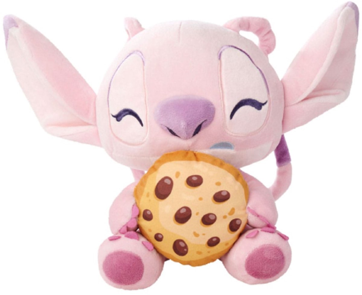 Angel Koekje Disney Lilo & Stitch Pluche Knuffel 30 cm - Disney Plush Toy - Speelgoed knuffels voor Kinderen Jongens Meisjes - Stitch Angel Leroy