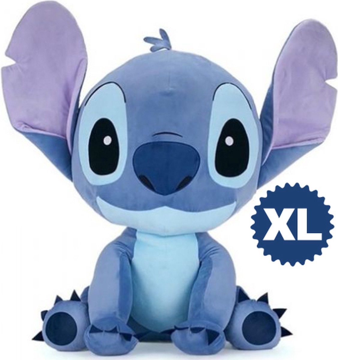 Disney Lilo & Stitch Pluche Knuffel (Blauw) 60 cm - Disney Plush Toy - Speelgoed knuffeldier knuffelpop voor kinderen jongens meisjes - XXL Knuffels Lilo en Stitch, Angel, Leroy, Stitch