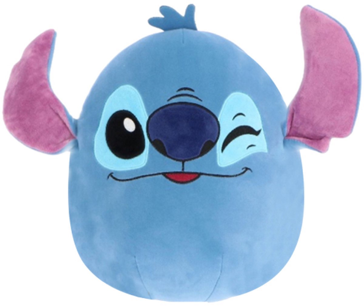 Stitch Knipoog Disney Squishy Pluche Knuffel 35 cm - Speelgoed Knuffels Kinderen Jongens Meisjes - Stitch Angel Leroy - Kawaii Kussen - Lilo & Stitch