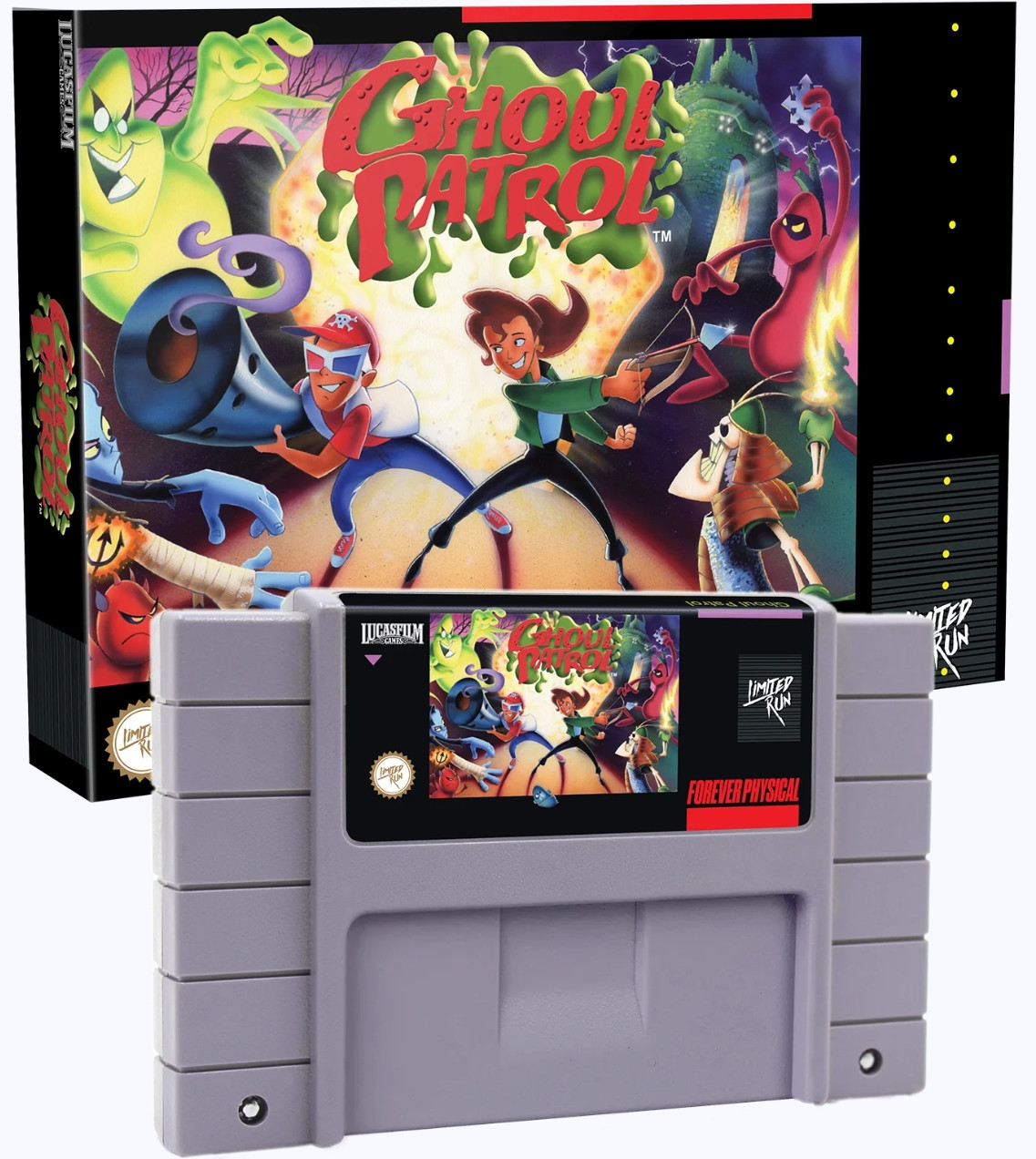 Ghoul Patrol Grey Cartridge (Limited Run Games)