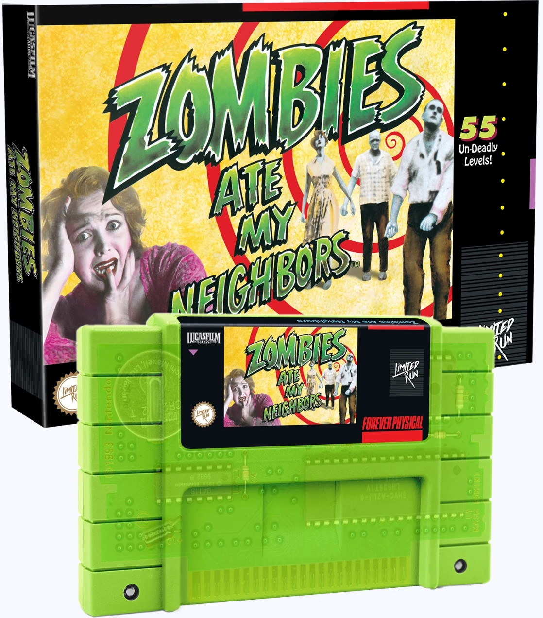 Zombies Ate My Neighbors Green Cartridge Edition (Limited Run Games)