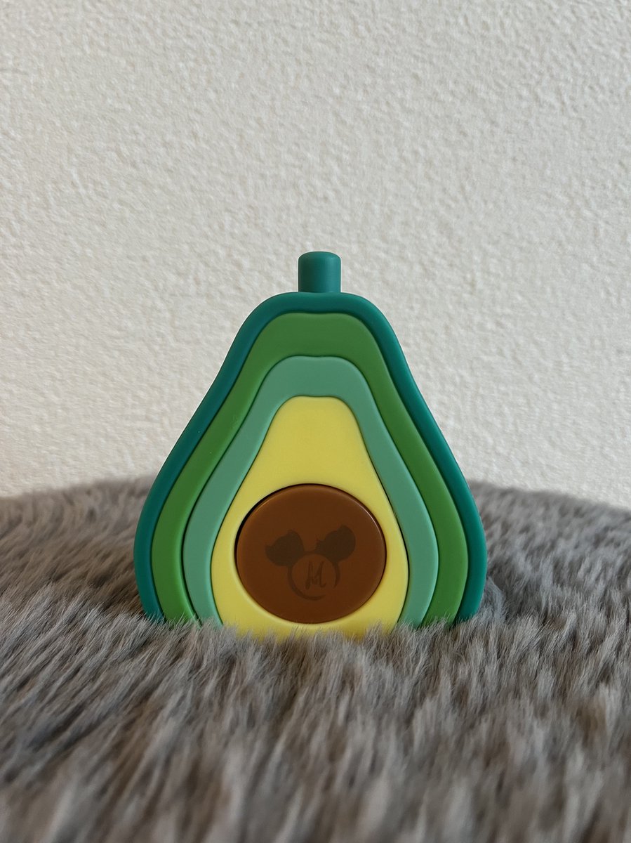 Lina Alicia™ - Avocado Bijtring Puzzle - Vanaf 0 maanden - Baby speelgoed - Baby Toys