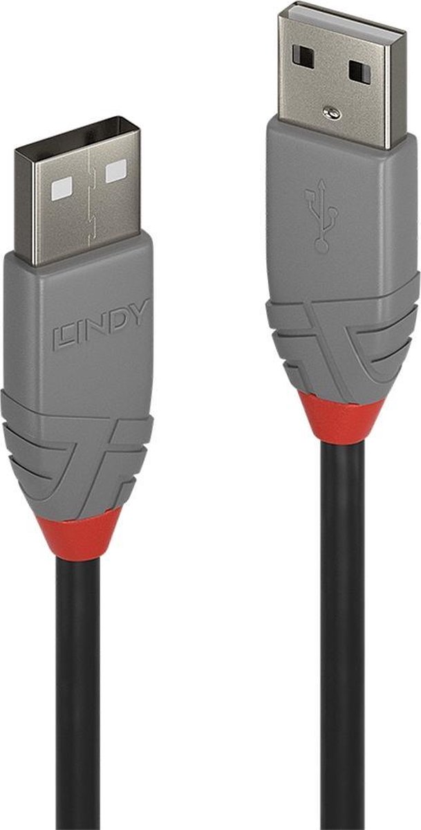 LINDY C�ble USB 2.0 type A / A - Anthra Line - 3m