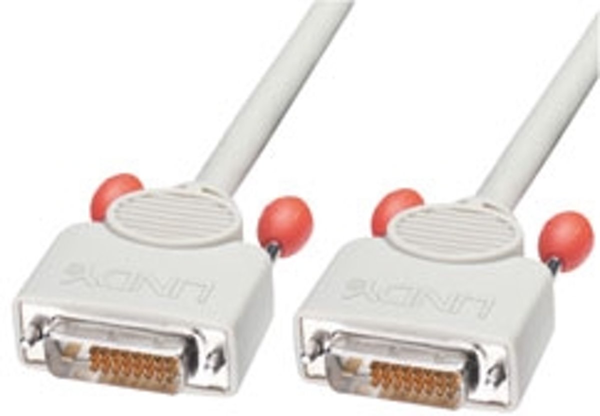 Lindy 15m DVI Cable DVI kabel DVI-D Grijs