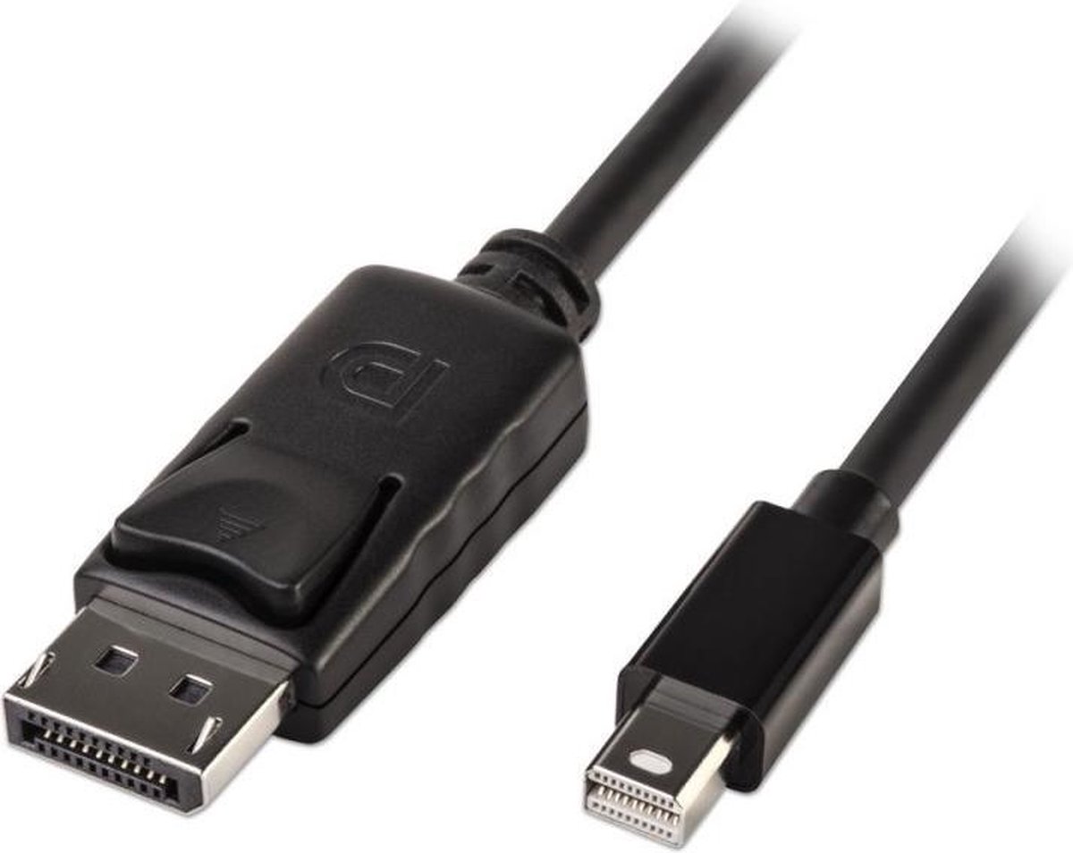 Lindy 1m, Mini DisplayPort - DisplayPort Zwart