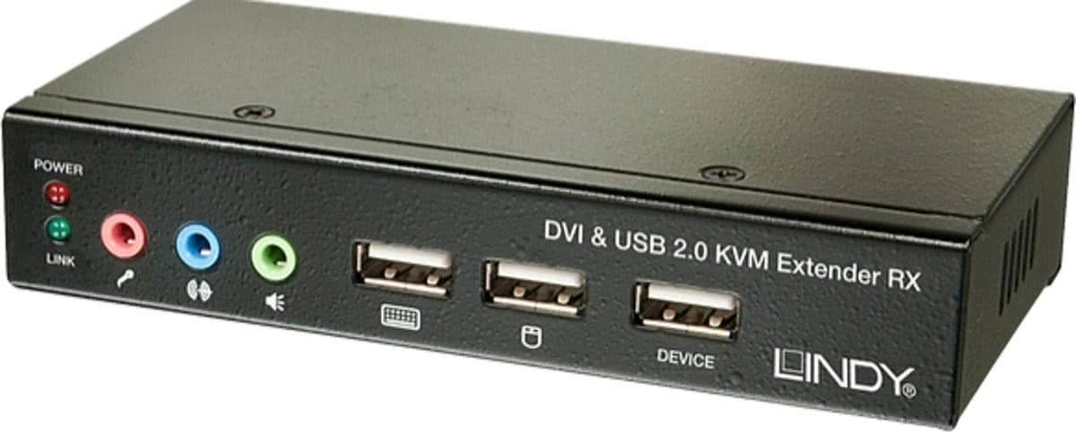 Lindy 39377 Zwart KVM-switch