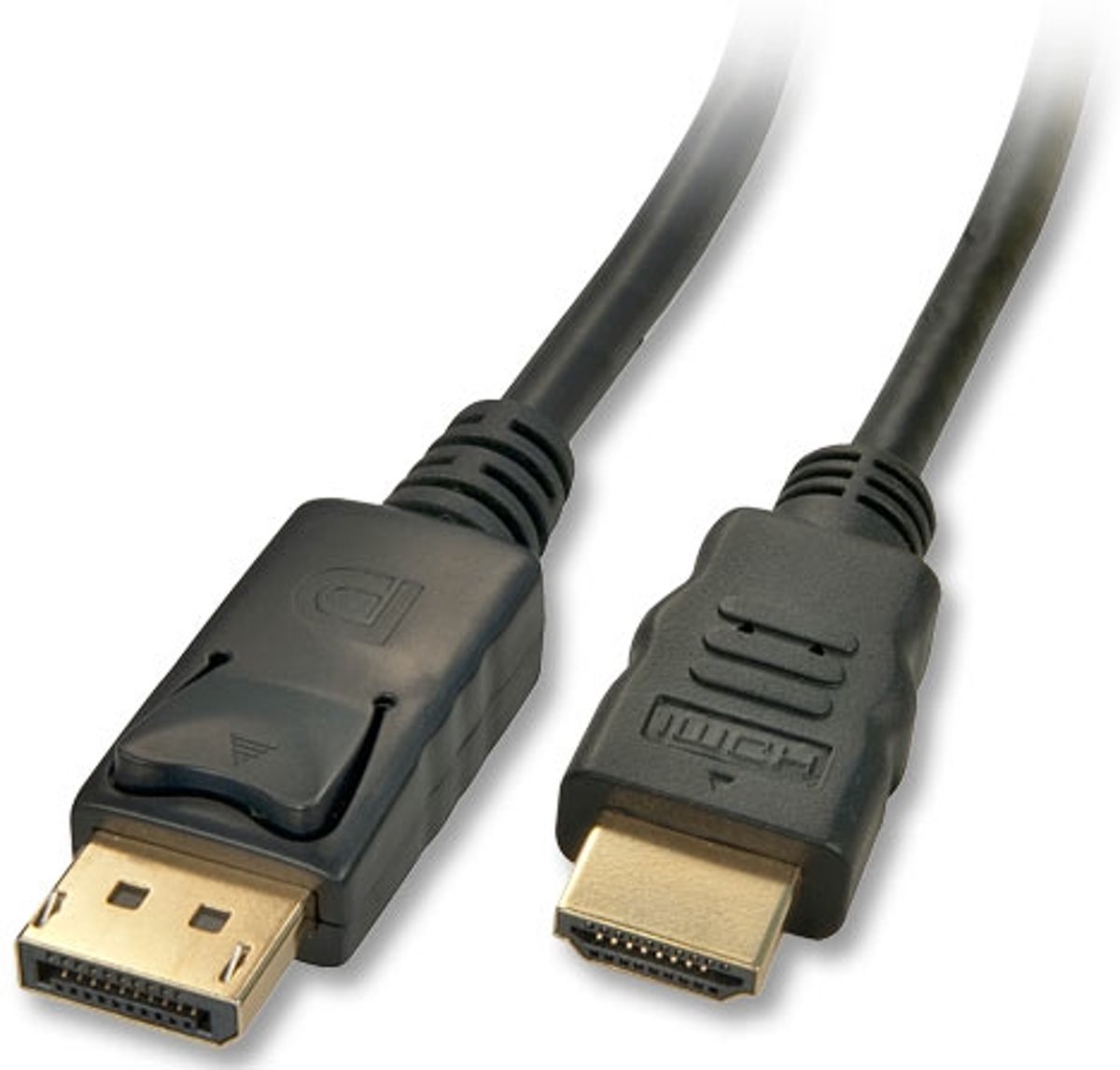 Lindy 41483 5m DisplayPort HDMI Zwart video kabel adapter