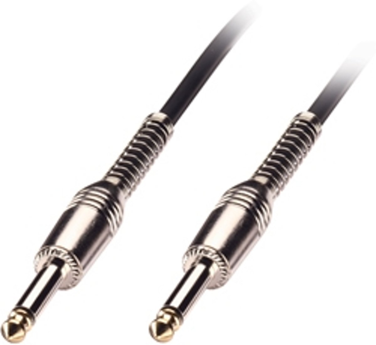 Lindy 6.3mm M/M 1.0m 1m 6.35mm 6.35mm Zwart audio kabel