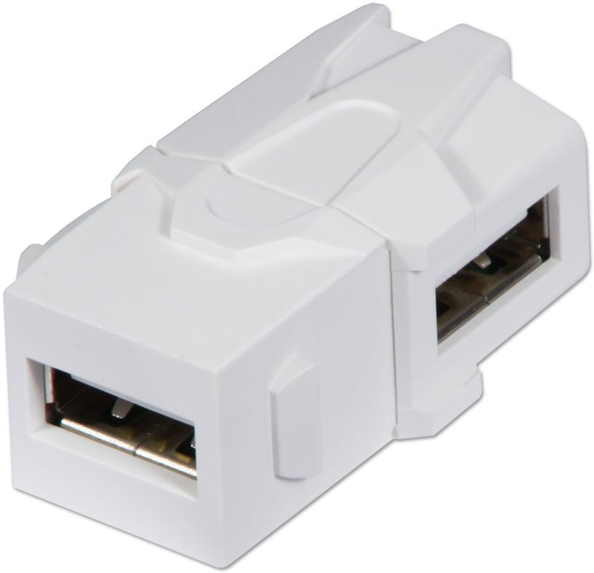 Lindy 60491 kabeladapter/verloopstukje USB 2.0 A Wit