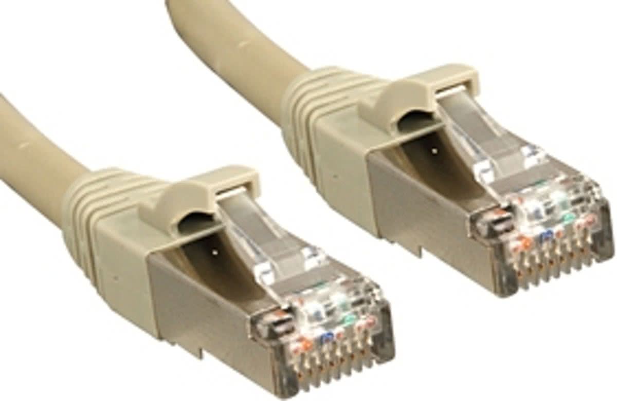 Lindy Cat.6 SSTP/S/FTP PIMF Premium Patch Cable 5m 5m Beige netwerkkabel