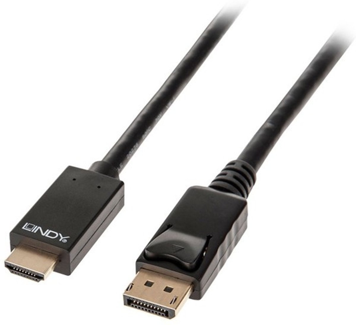 Lindy DisplayPort/HDMI 1m 1m DisplayPort HDMI Zwart