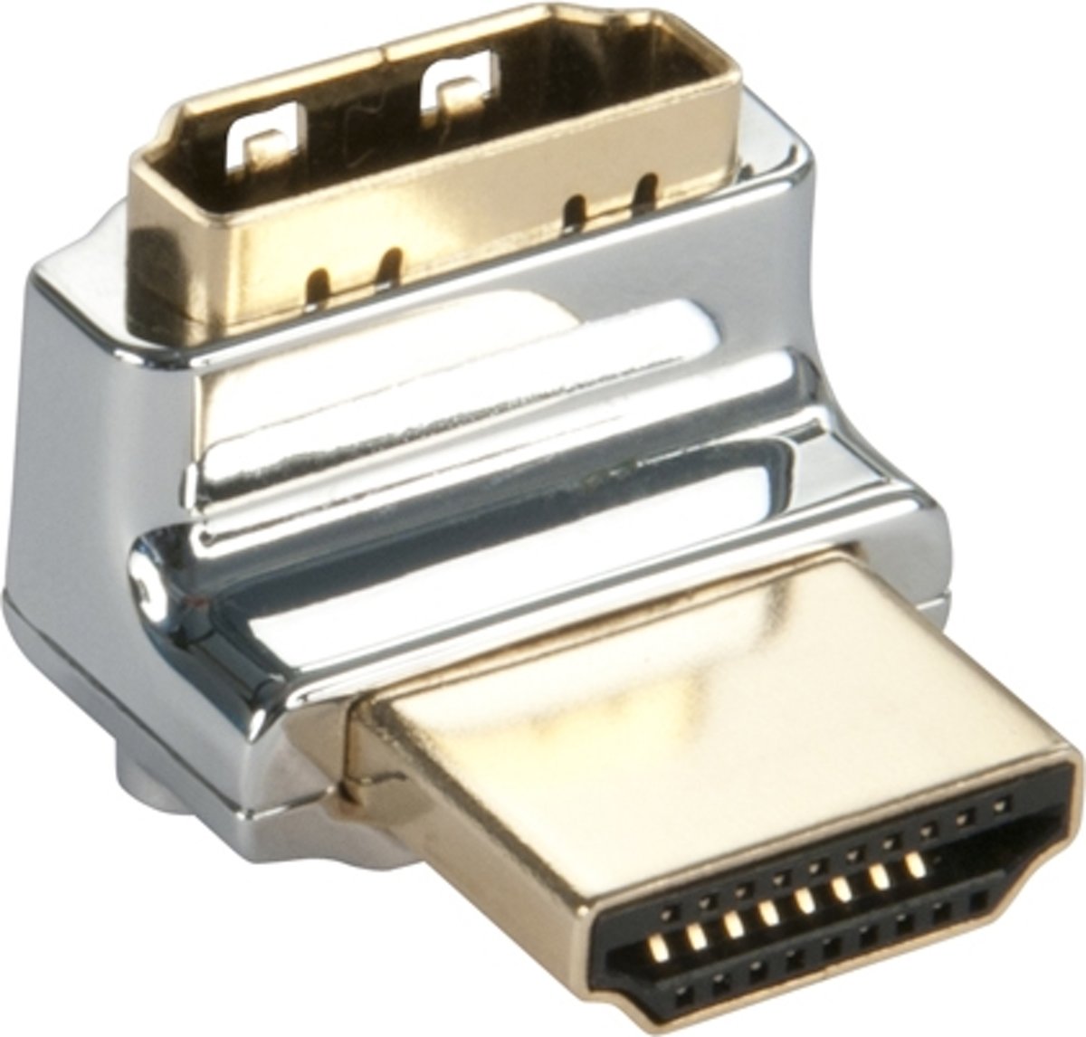 Lindy HDMI, M-F HDMI HDMI Zilver kabeladapter/verloopstukje