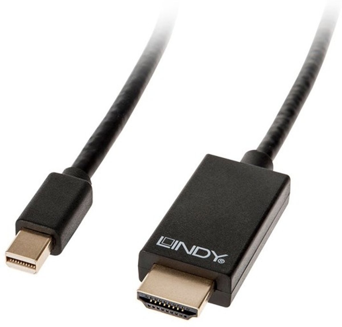 Lindy Mini DisplayPort/HDMI 2m 2m Mini DisplayPort HDMI Zwart